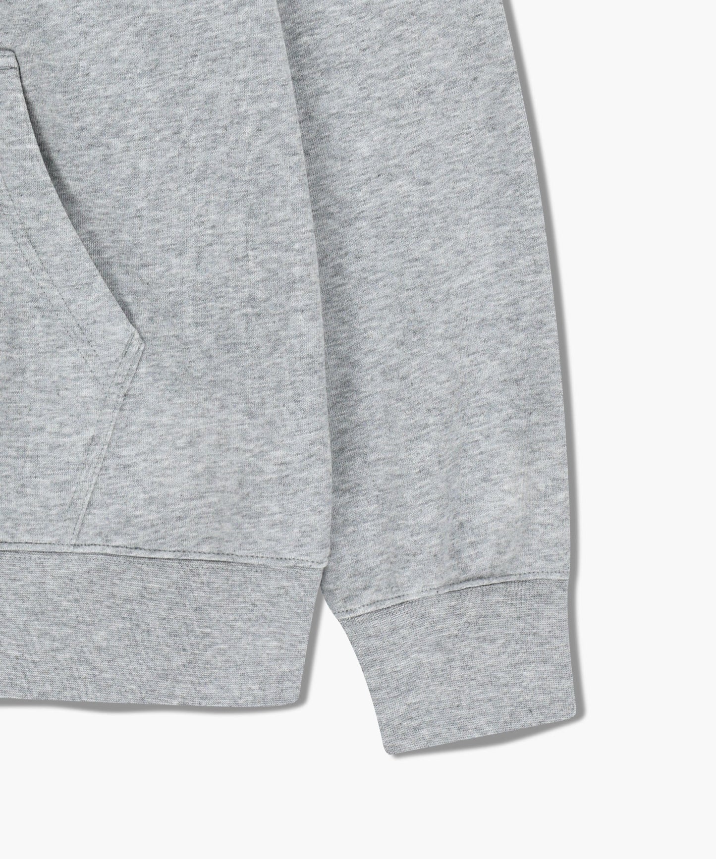 MARITHÉ FRANÇOIS GIRBAUD - Classic Logo Embroidery Hoodie (Brushed) Heather Gray