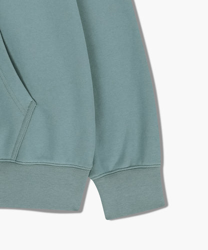 MARITHÉ FRANÇOIS GIRBAUD - Classic Logo Embroidery Hoodie (Brushed) Mint Gray