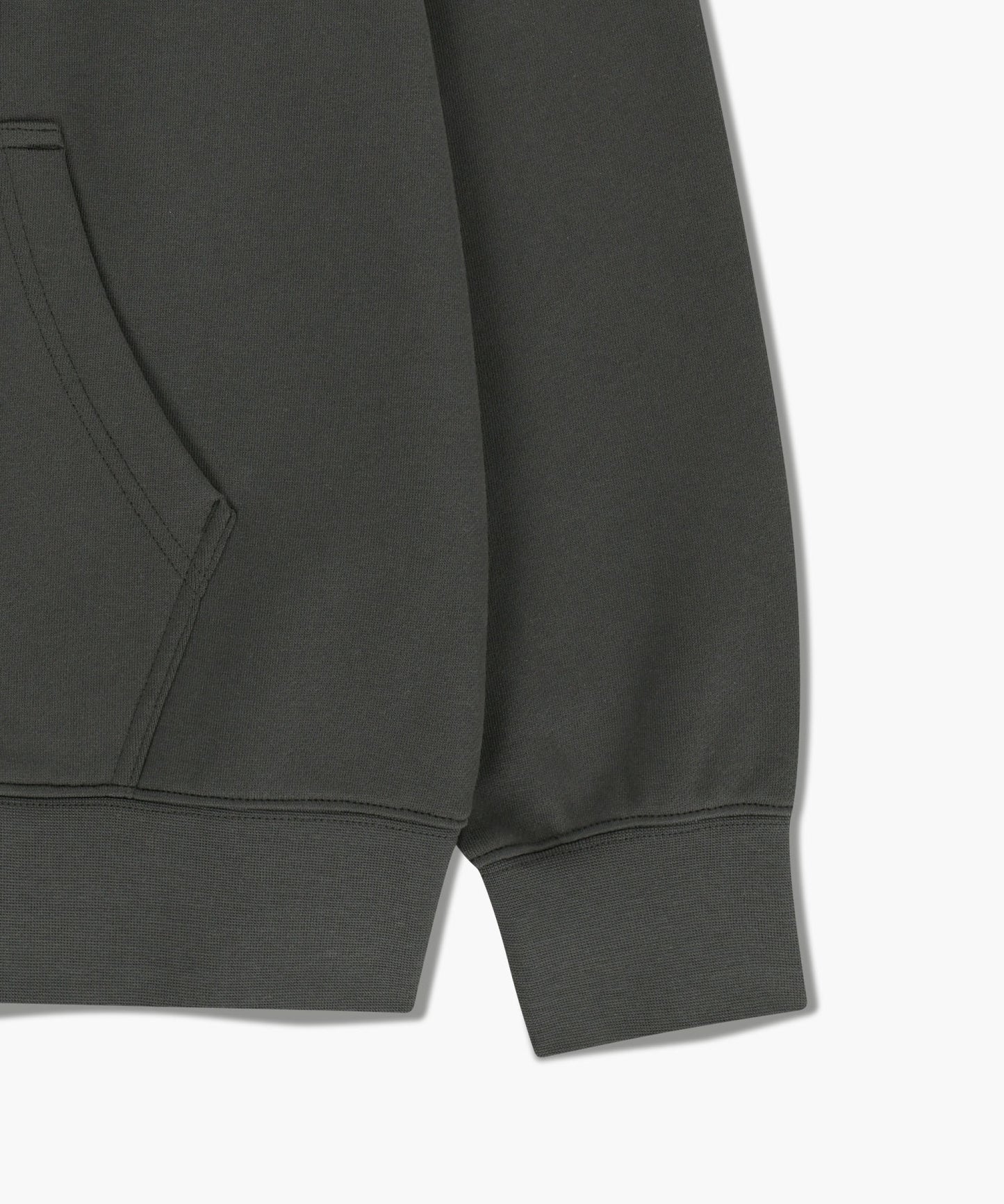 MARITHÉ FRANÇOIS GIRBAUD - Classic Logo Embroidery Hoodie (Brushed) Charcoal