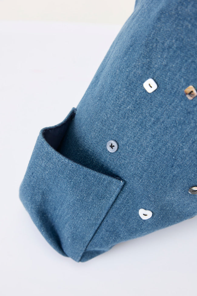 GENTLEWOMAN -  Uncoated Denim Hobo Bag