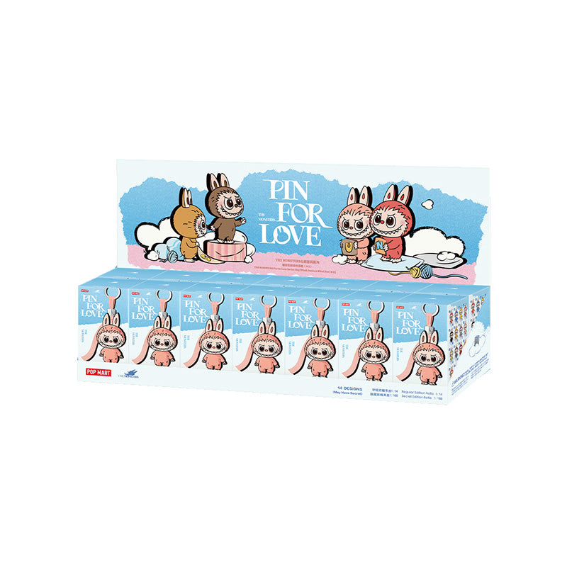 LABUBU【THE MONSTERS】PIN FOR LOVE - 毛絨‌掛件盲盒(N-Z