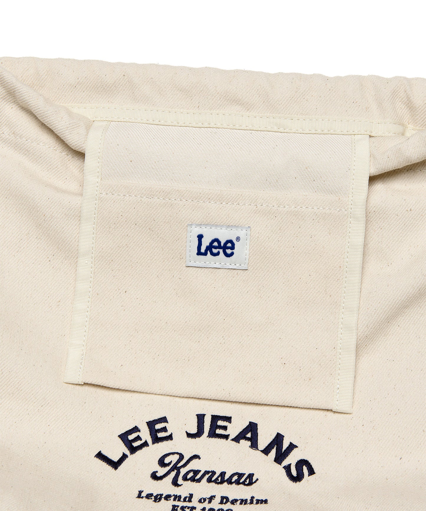 Lee - Cotton Bucket Shoulder Bag - Ivory