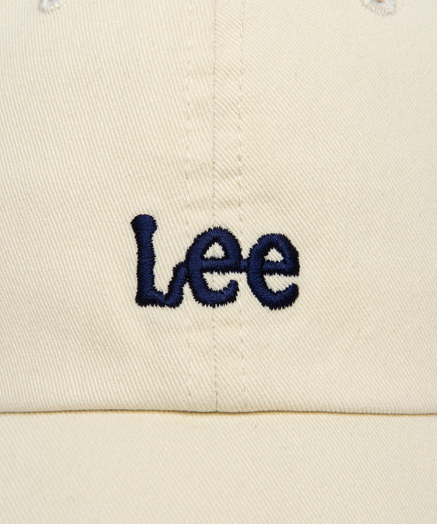 Lee - Small Twitch Logo Cotton Ball Cap - Ivory