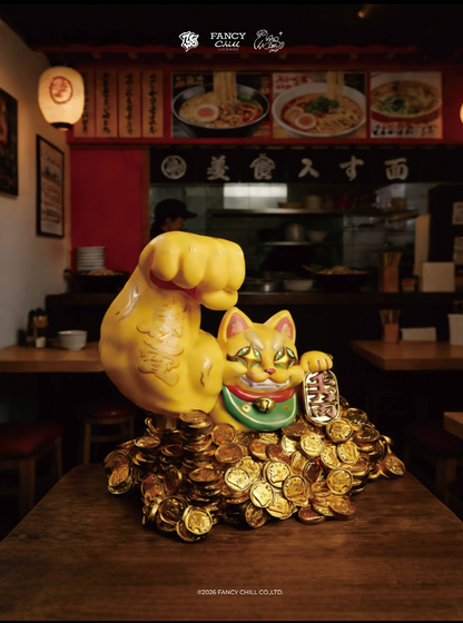 ＊Great Power Fortune Cat - Golden Mountain 大力金山