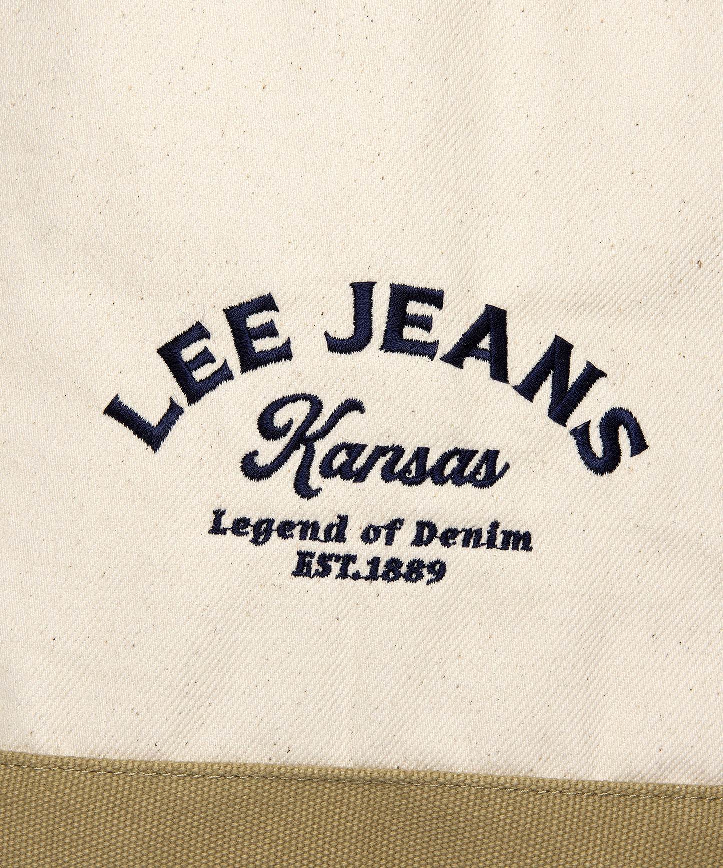 Lee - Cotton Bucket Shoulder Bag - Ivory