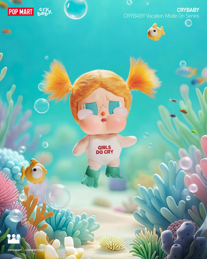 ＊CRYBABY Vacation Mode On系列 - 搪膠毛絨掛件盲盒