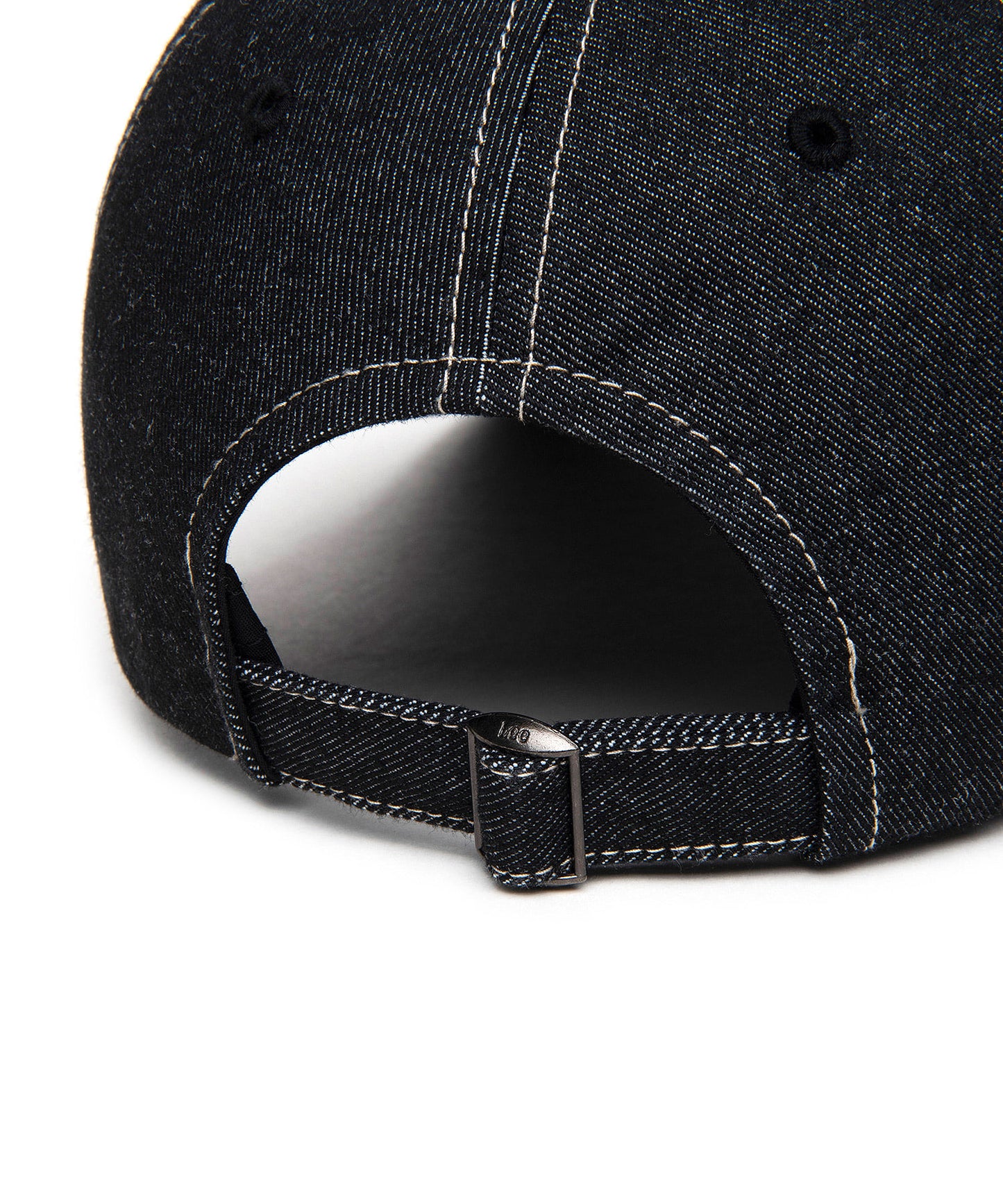 Lee - Small Twitch Logo Denim Ball Cap - Black