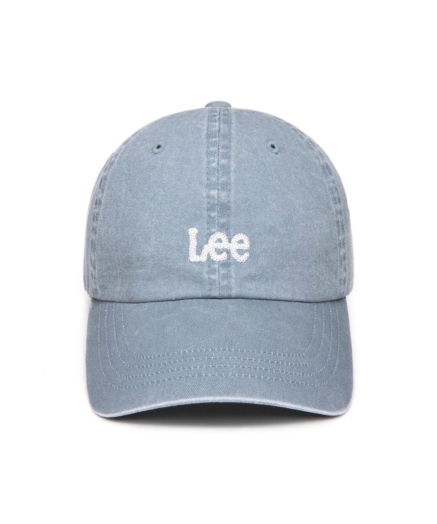 Lee - Small Twitch Logo Pigment Ball Cap - Ash Blue