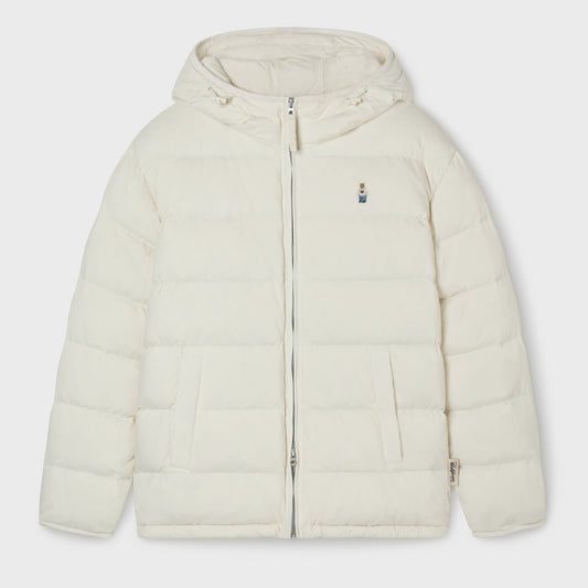 WHO.A.U - Light Hooded Duck Down Jacket Ivory