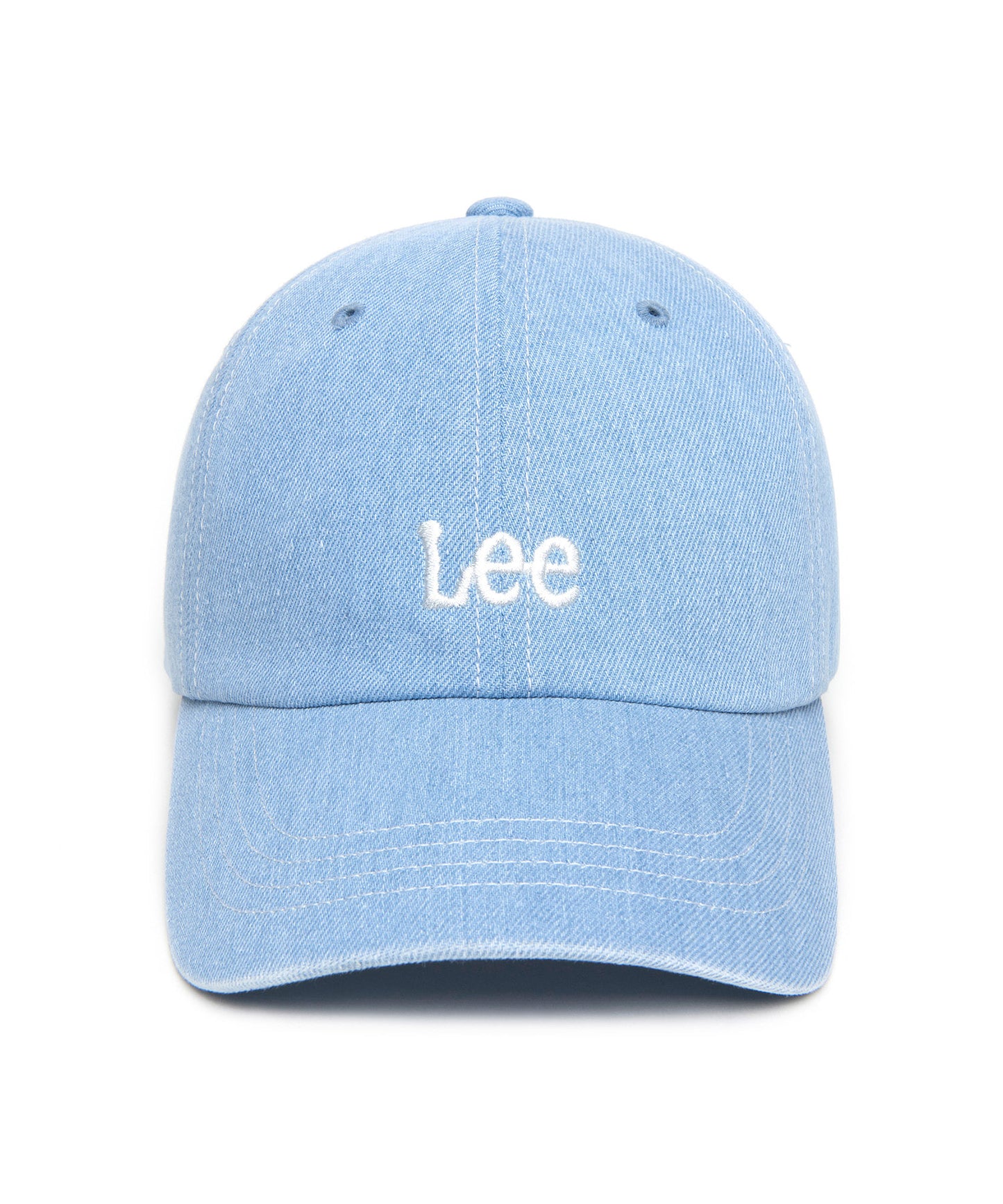 Lee - Small Twitch Logo Denim Ball Cap - Indigo Light