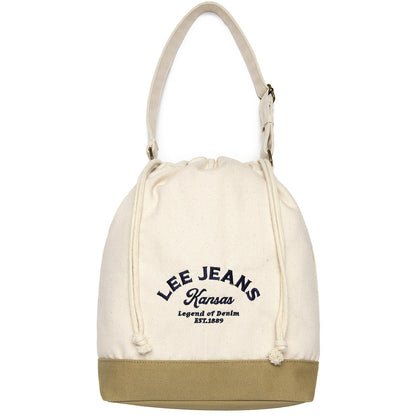 Lee - Cotton Bucket Shoulder Bag - Ivory
