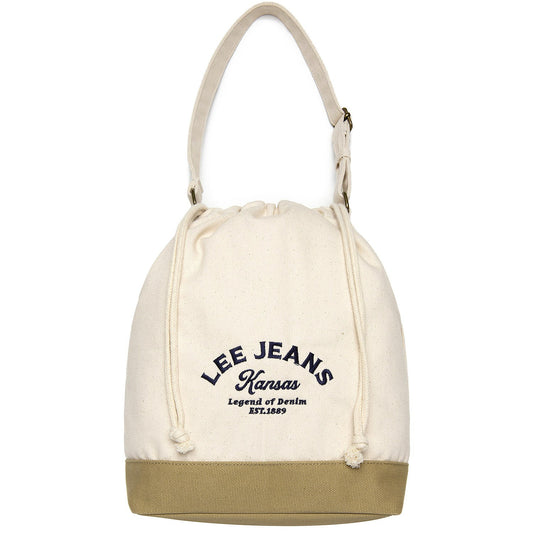 Lee - Cotton Bucket Shoulder Bag - Ivory