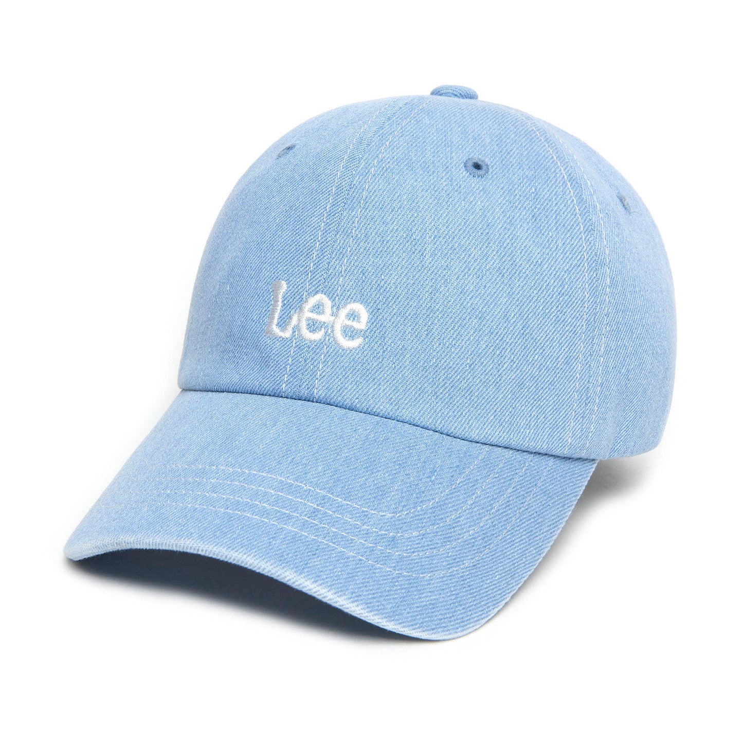Lee - Small Twitch Logo Denim Ball Cap - Indigo Light
