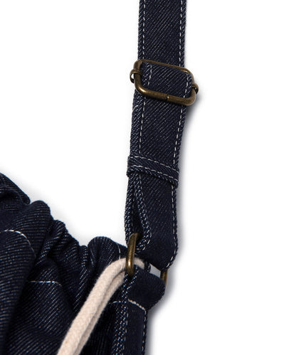 Lee - Cotton Bucket Shoulder Bag - Indigo Dark