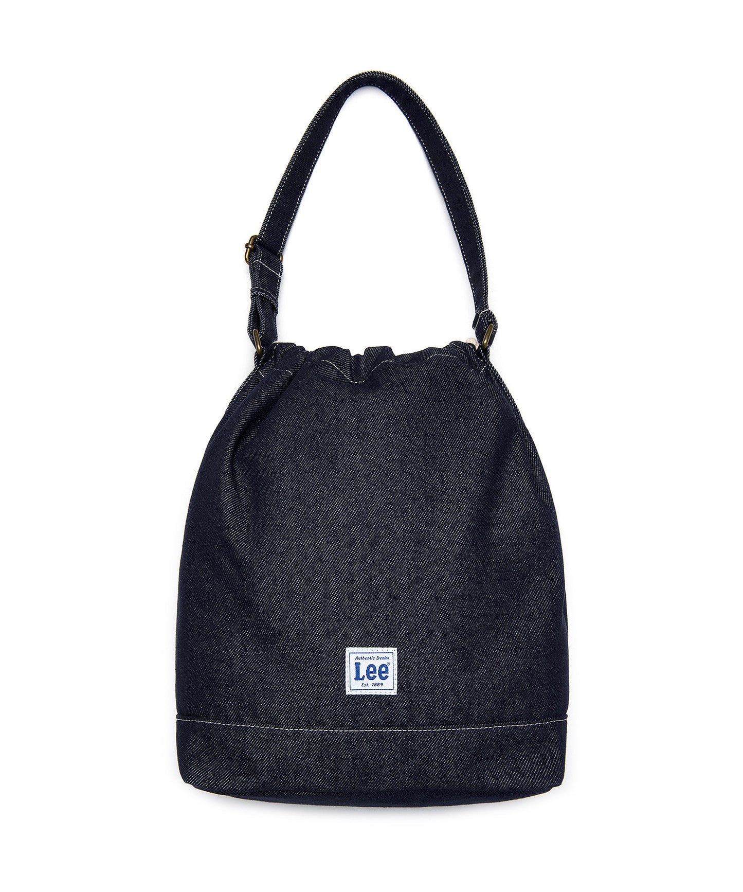 Lee - Cotton Bucket Shoulder Bag - Indigo Dark
