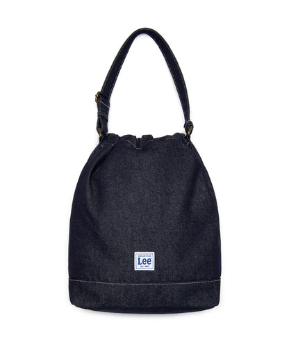 Lee - Cotton Bucket Shoulder Bag - Indigo Dark