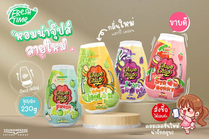 【泰國直送】FreshTime x Chupa Chups 珍寶珠空氣清新座 230g