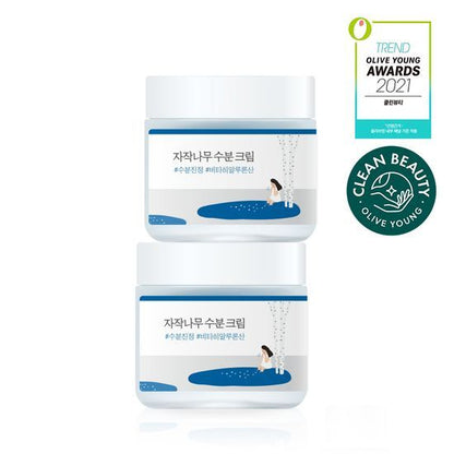 Round Lab獨島白樺樹補水面霜80ml（1套2件）