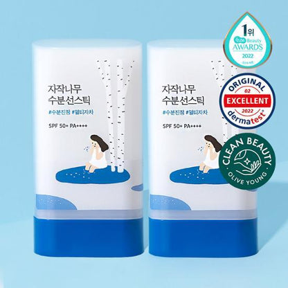 Round Lab獨島白樺樹補水防曬棒SPF50+ PA++++（19g x 2）
