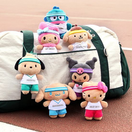 Olive Young X Sanrio -  Cute Run系列 - 公仔掛飾