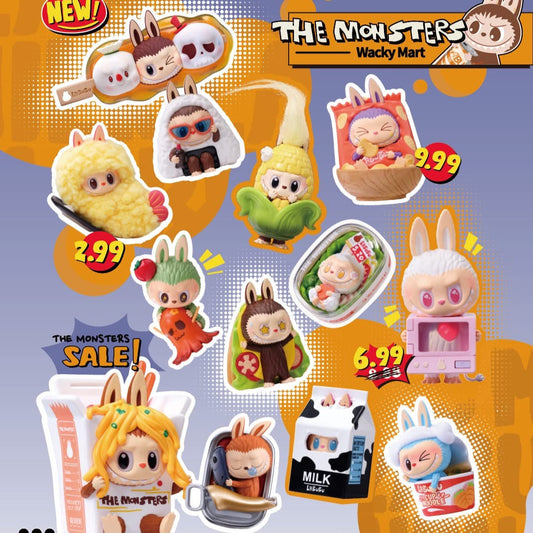 ＊LABUBU【THE MONSTERS】Wacky Mart系列手辦盲盒