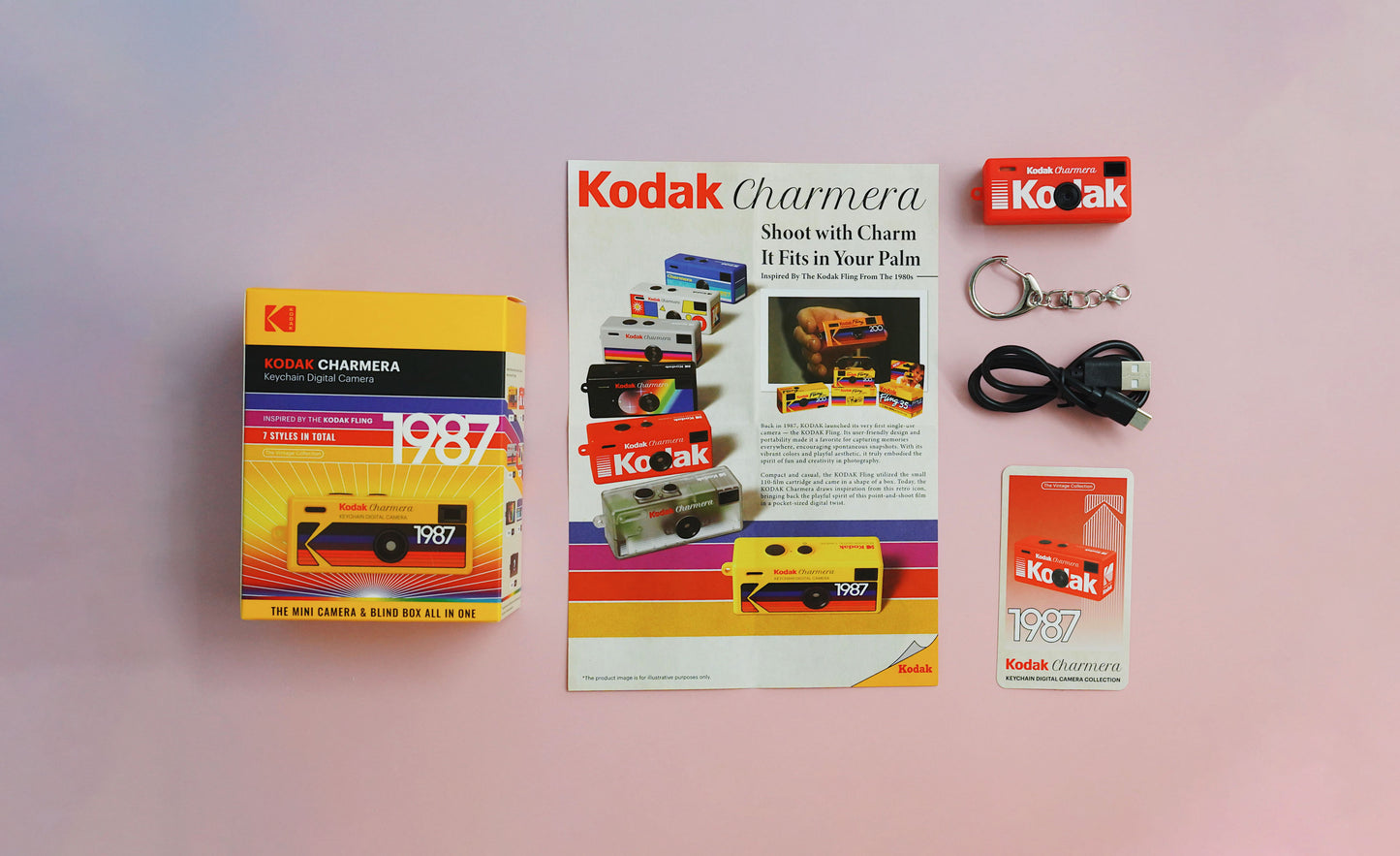 KODAK - CHARMERA 鑰匙圈數位相機盲盒