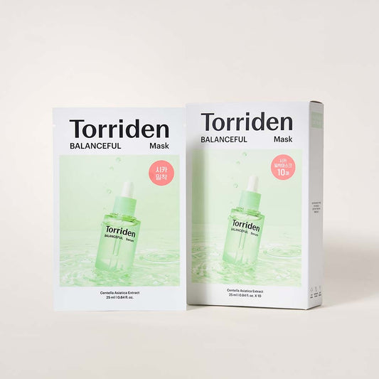Torriden Balanceful 積雪草保濕鎮靜面膜 1盒10片