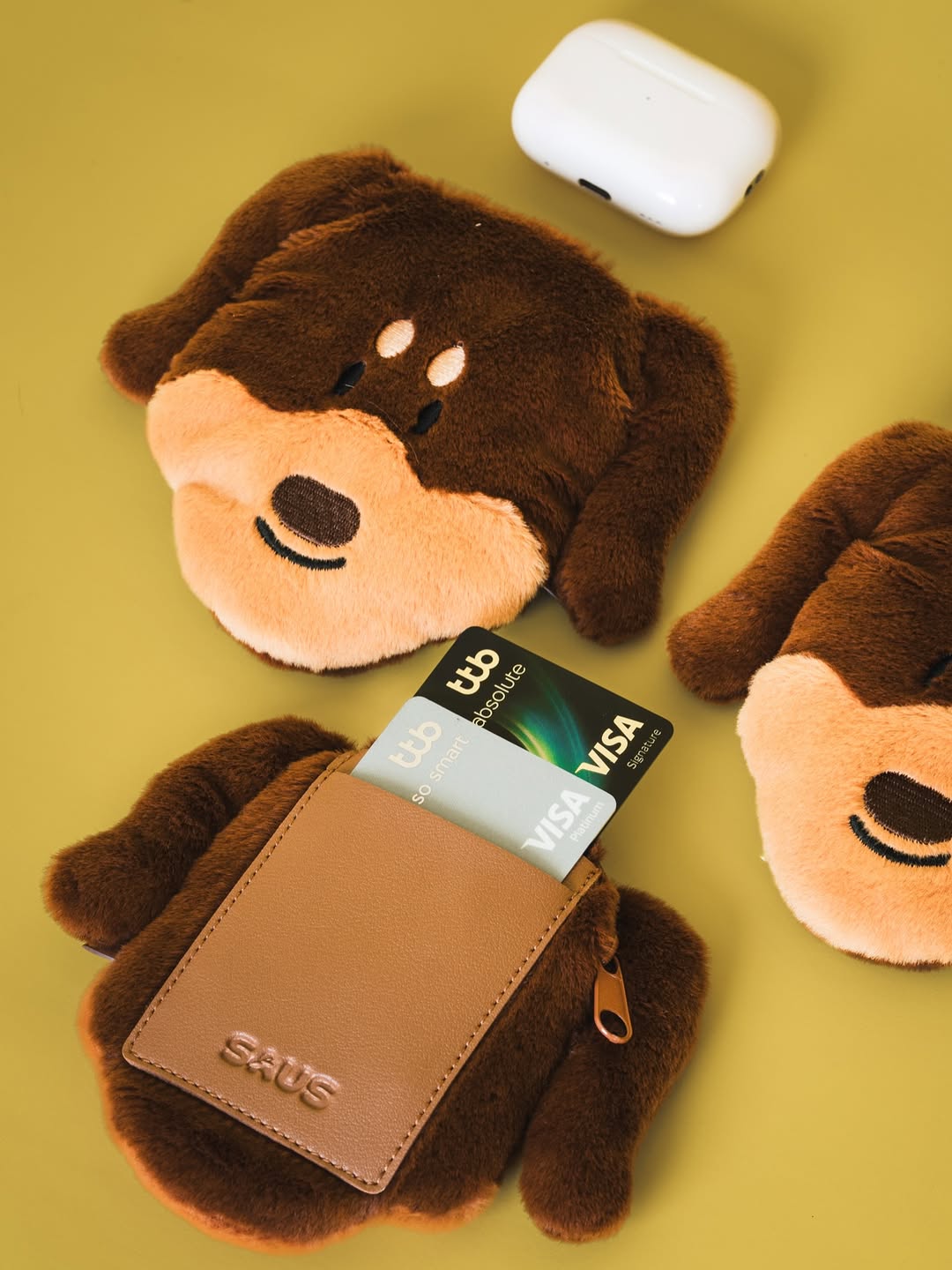 ＊人氣SAUSCHESTRA Card Holder Pouch｜掛頸卡套收納袋