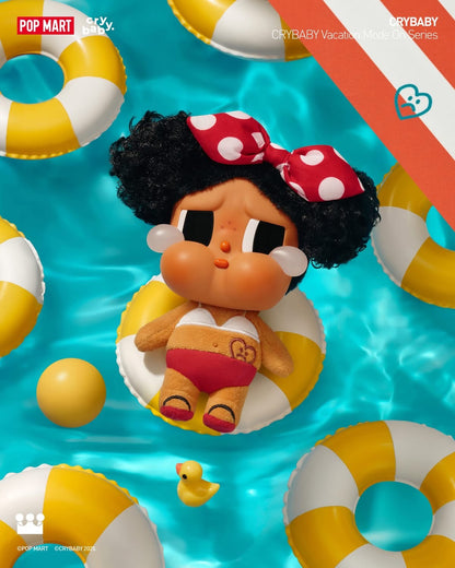 ＊CRYBABY Vacation Mode On系列 - 搪膠毛絨掛件盲盒