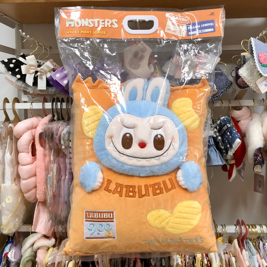 ＊LABUBU【THE MONSTERS】怪味便利店系列 - 抱枕（薯片）