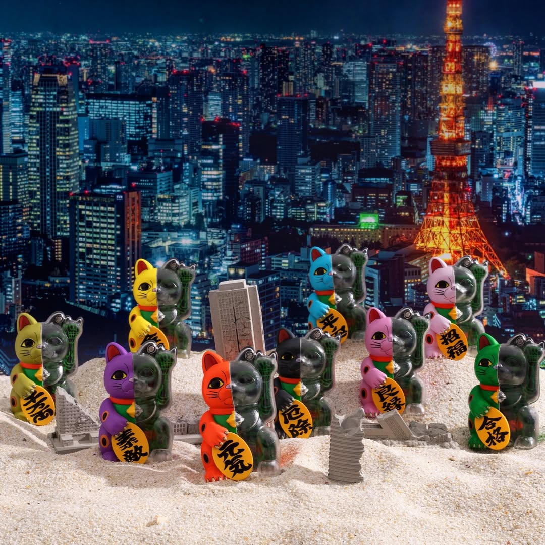 Pixel Zipper - Kouun Neko 50:50 招財貓盲盒