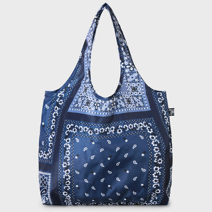 WHO.A.U - Steve Packable Light Bag - Navy｜可摺疊環保袋
