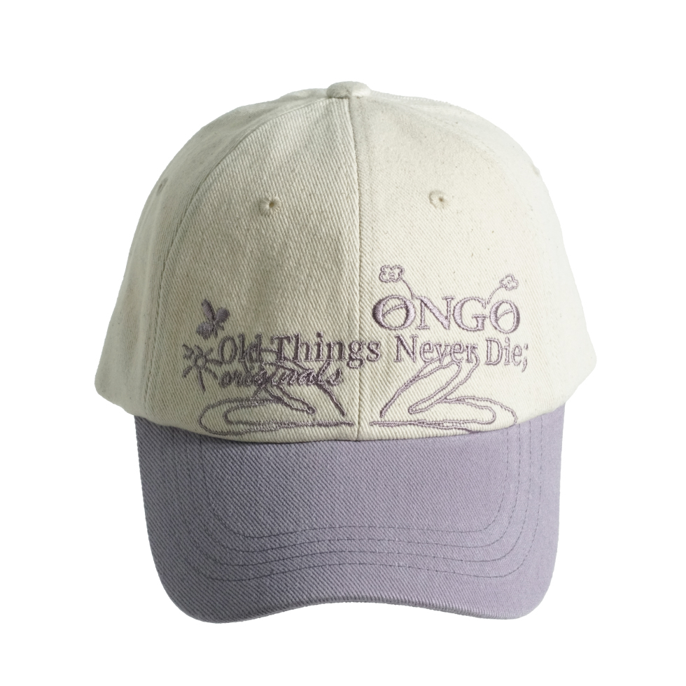 [FLOWER] KNOT CAP 繩結花花帽 - PURPLE
