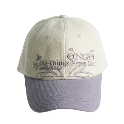 [FLOWER] KNOT CAP 繩結花花帽 - PURPLE