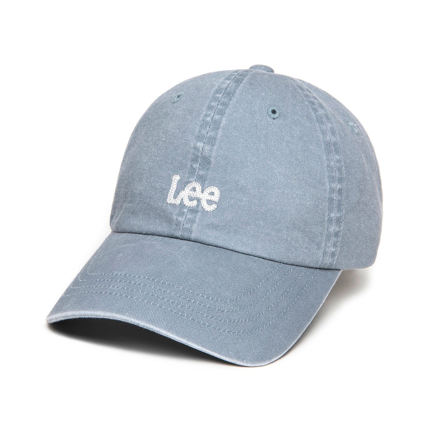 Lee - Small Twitch Logo Pigment Ball Cap - Ash Blue