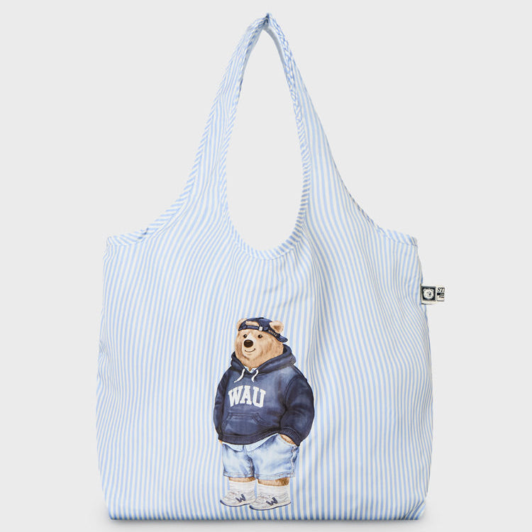 WHO.A.U - Steve Packable Light Bag - Light Blue｜可摺疊環保袋