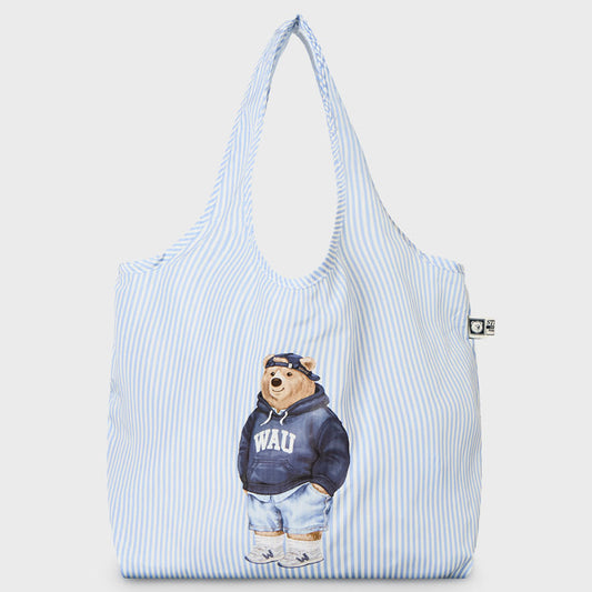 WHO.A.U - Steve Packable Light Bag - Light Blue｜可摺疊環保袋