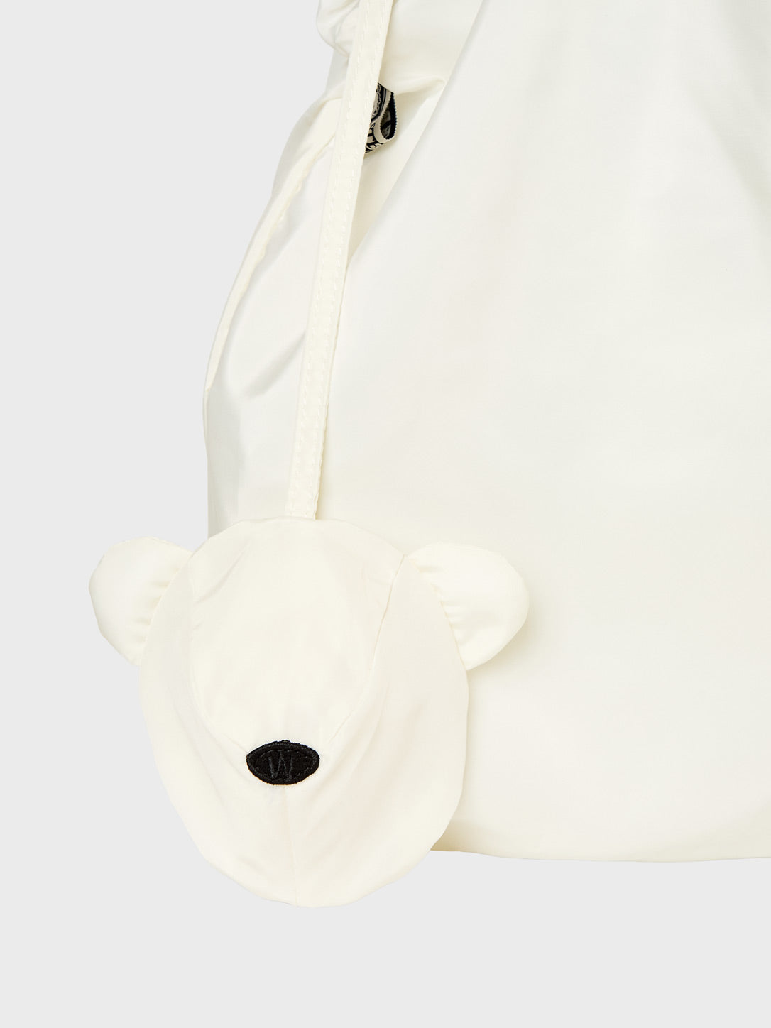 WHO.A.U - Steve Packable Light Bag Seoul Edition - Ivory｜可摺疊環保袋