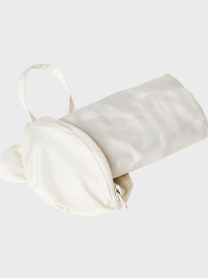 WHO.A.U - Steve Packable Light Bag Seoul Edition - Ivory｜可摺疊環保袋