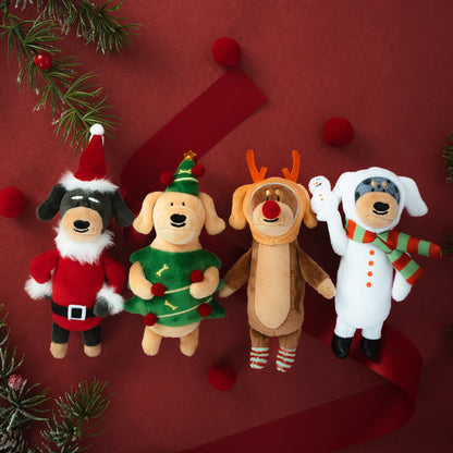 ＊人氣SAUSCHESTRA臘腸狗聖誕節裝扮掛飾盲盒