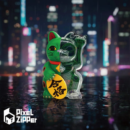 Pixel Zipper - Kouun Neko 50:50 招財貓盲盒
