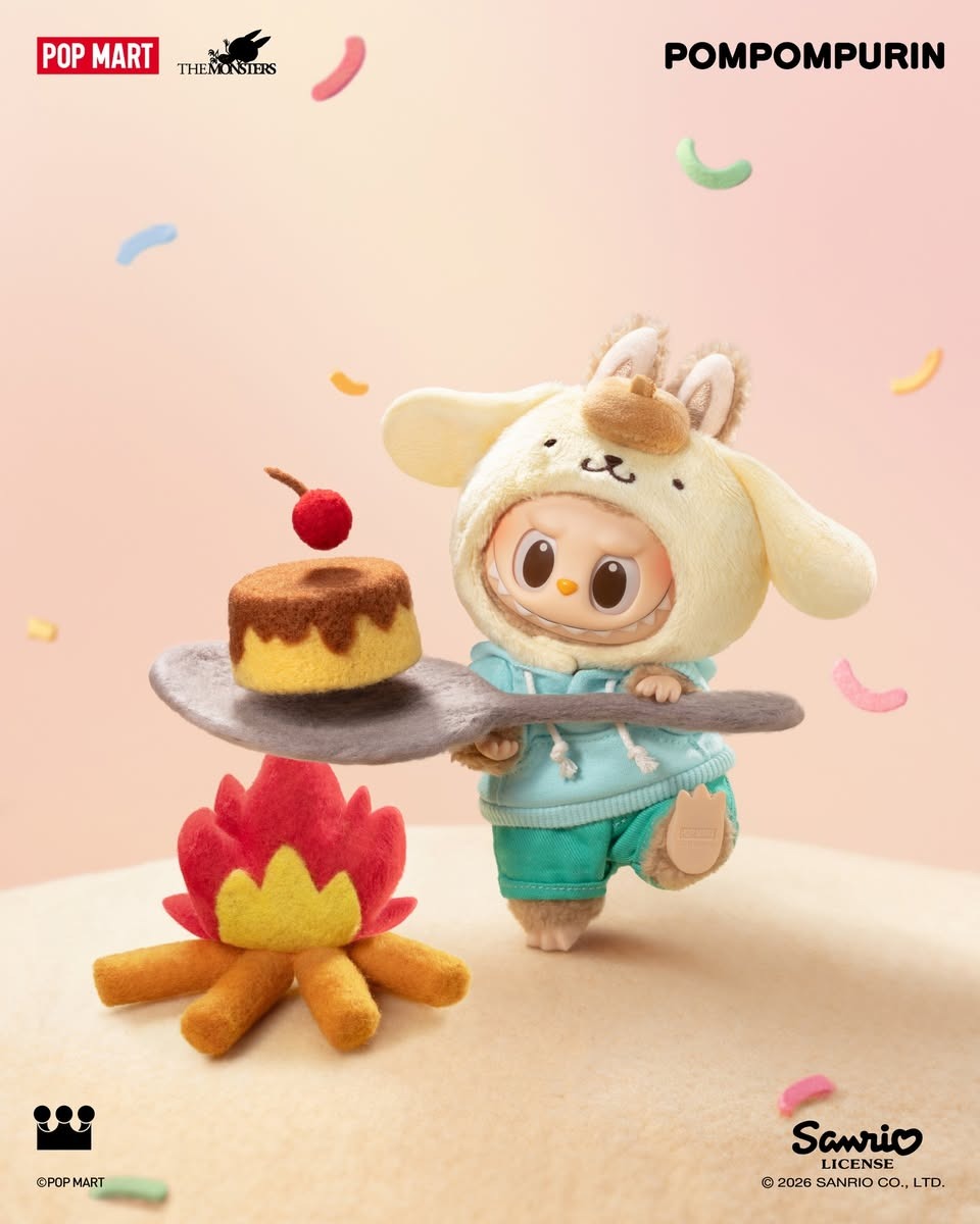 ＊LABUBU - THE MONSTERS X SANRIO毛絨掛件盲盒