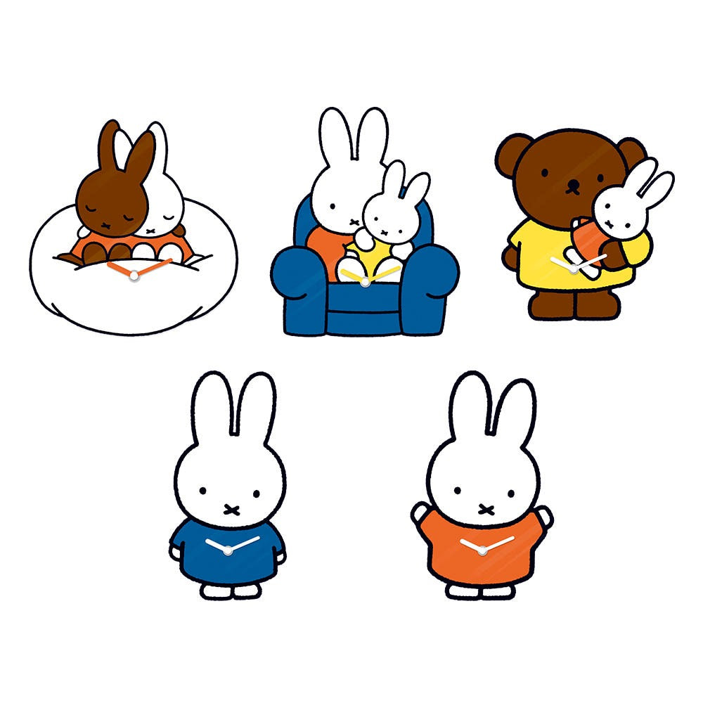 Miffy座枱鐘｜5個款式