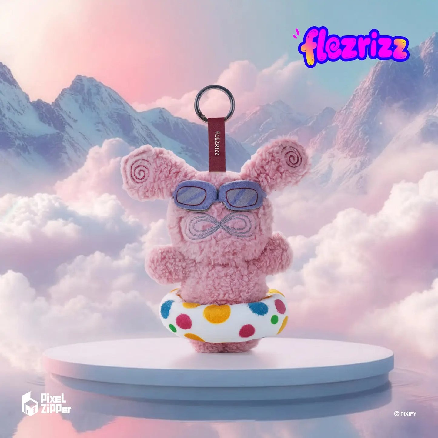Pixel Zipper - Flezrizz 毛絨公仔掛飾盲盒