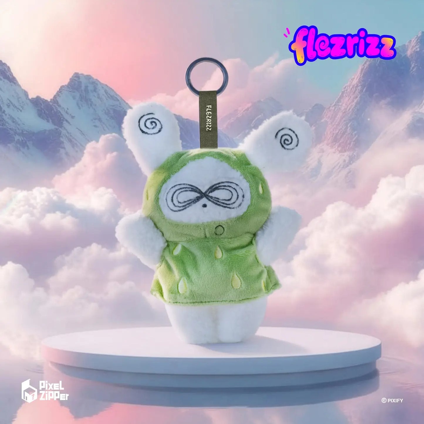 Pixel Zipper - Flezrizz 毛絨公仔掛飾盲盒