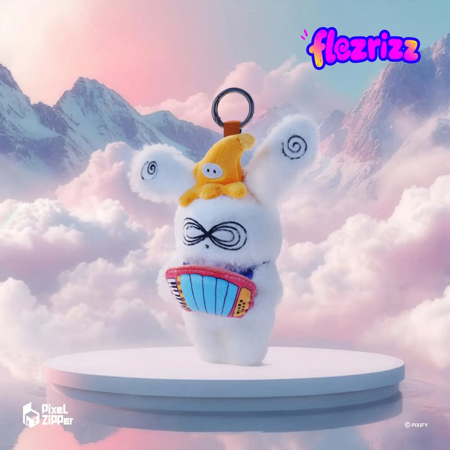 Pixel Zipper - Flezrizz 毛絨公仔掛飾盲盒