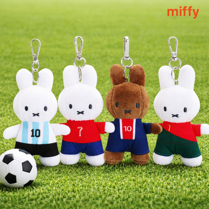 Miffy世界盃公仔掛飾