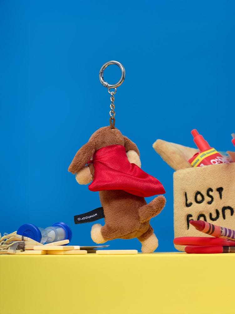 JOGUMAN - HERO WOODY CAPE PLUSH KEYRING