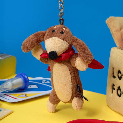 JOGUMAN - HERO WOODY CAPE PLUSH KEYRING