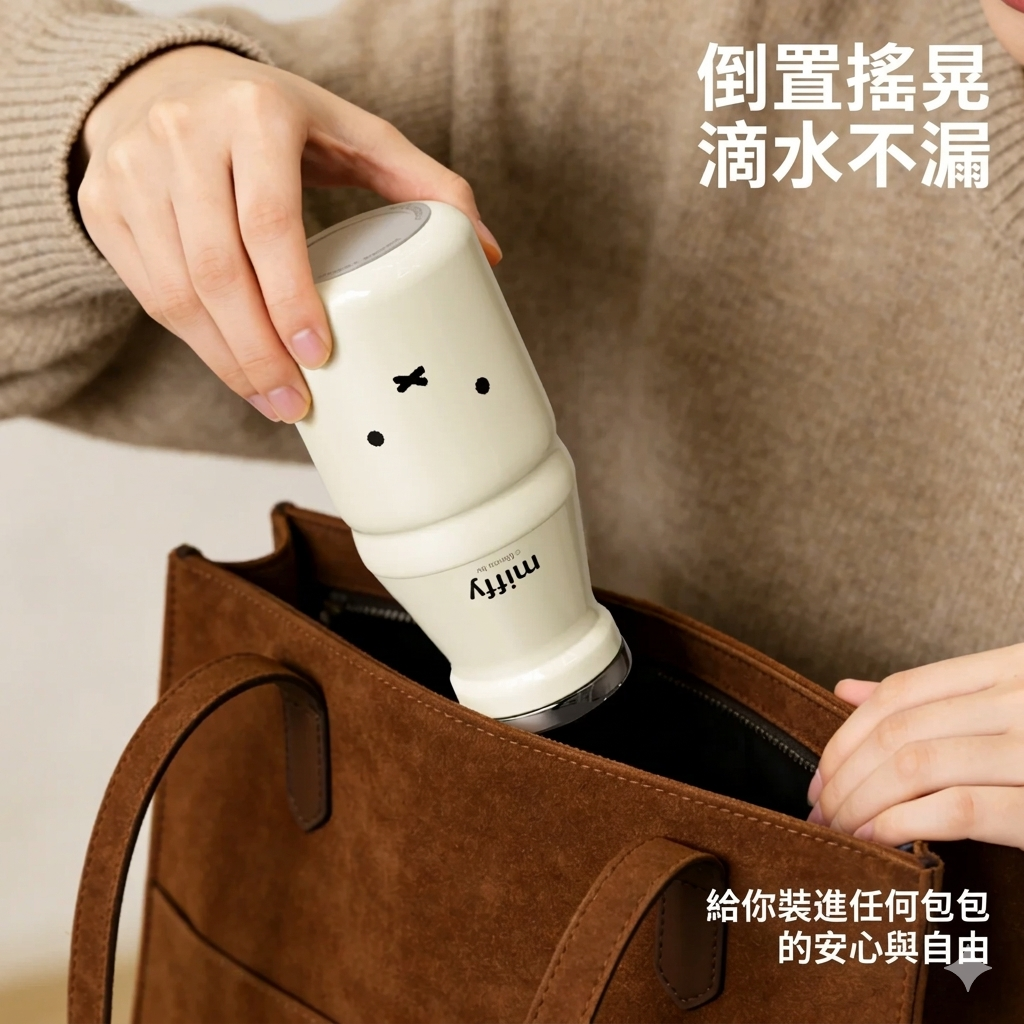 Miffy牛奶樽造型保溫杯｜3隻色｜2款容量